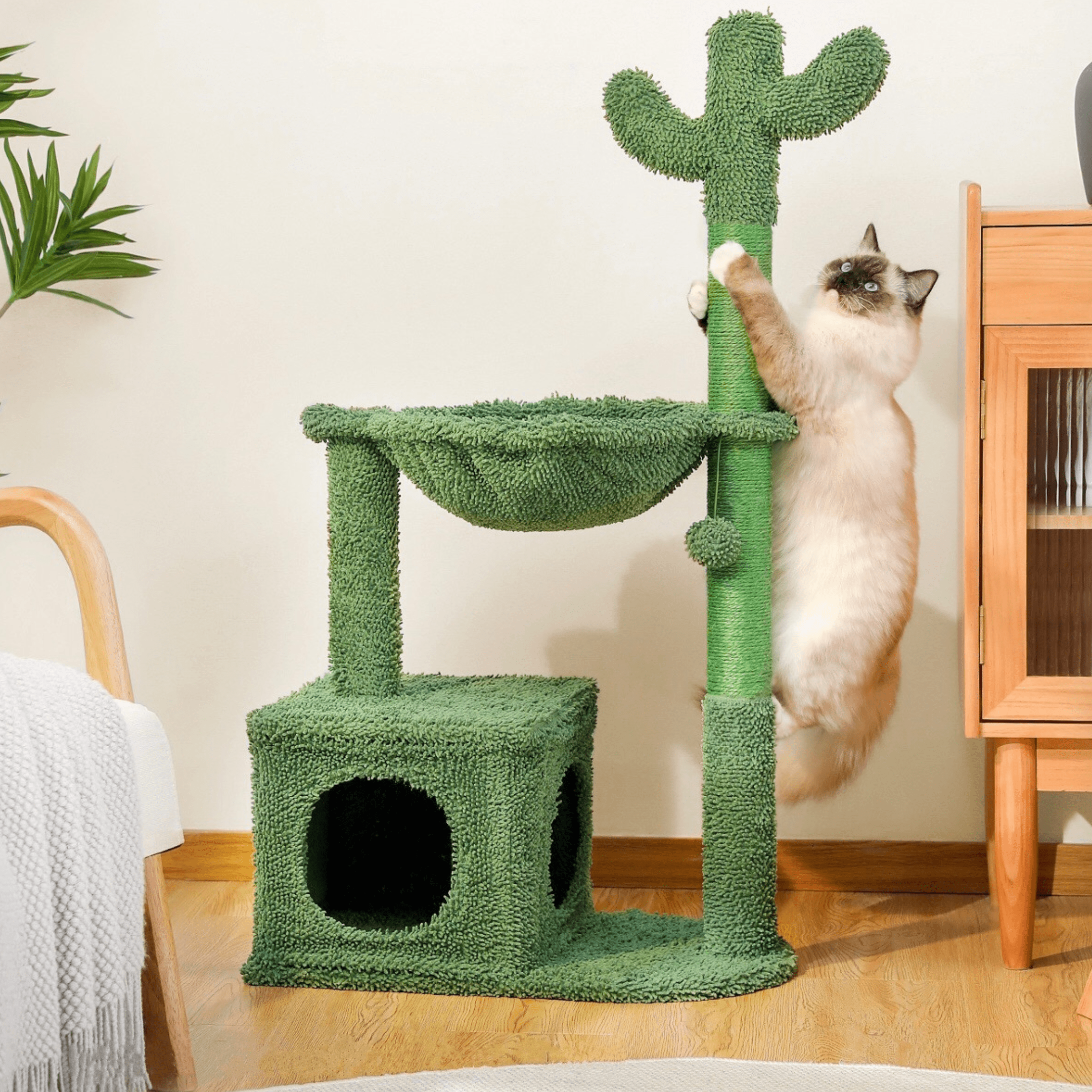 4-in-1 Cactus Cat Tree