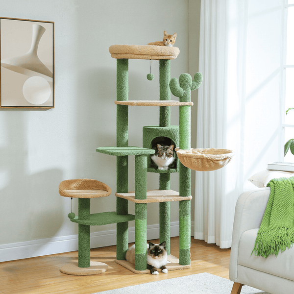 Cute Cactus Cat Tree