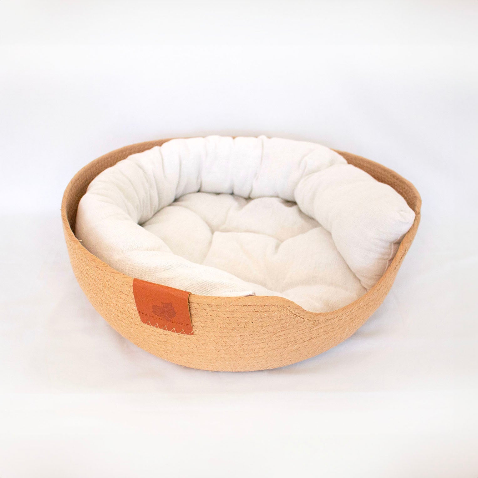 Wicker Cat Bed (3 Pieces)