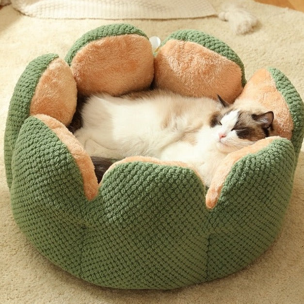 Flower-Shaped Cat Sofa Bed