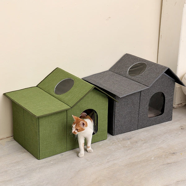 Weatherproof Outdoor Cat House